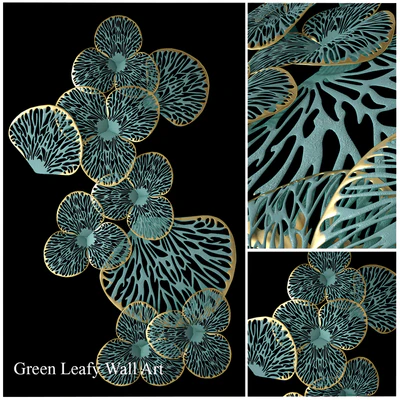Green Leafy Wall Art — Вид 1