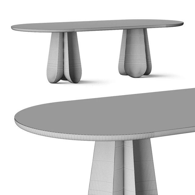 Emmanuel Levet Stenne Dress Up Oblongue Dining Table — Скачать