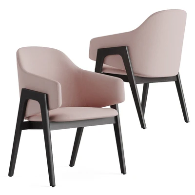 Linley Savile Dining Chair - Dove, Shell, Slate — Ver 3