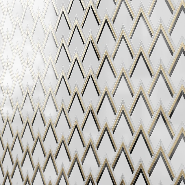 VZAG Nero & Brass Mosaic Tile by Vanessa Deleon — Descargar