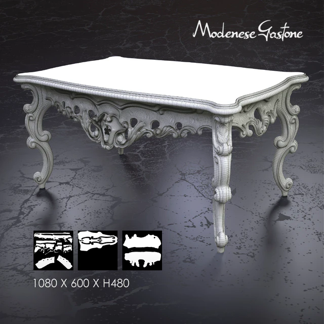 Журнальный стол Modenese Gastone — Скачать