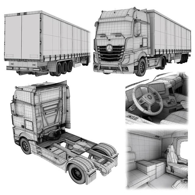 Benz new actros — Descargar