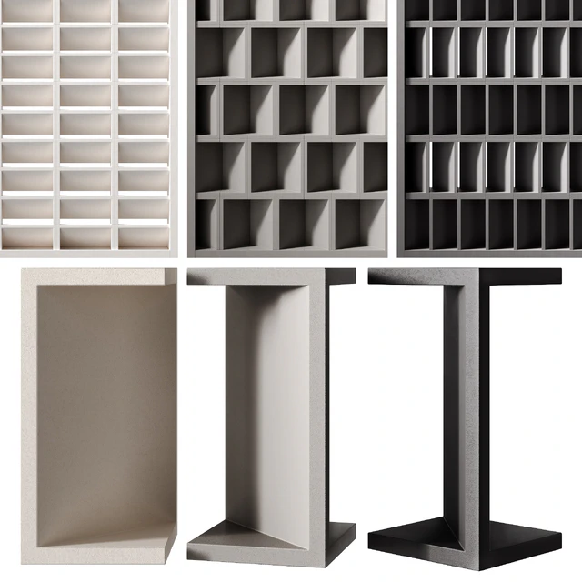 Modular decorative partition MISTRAL by Mutina — Descargar
