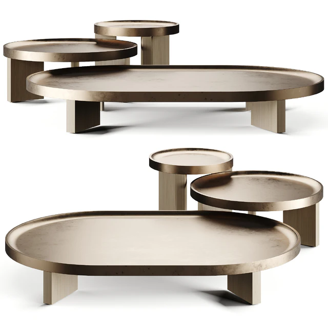 Minotti LOUVER Outdoor Metal Table — Descargar