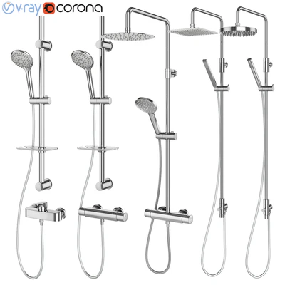 Shower Systems Gustavsberg Set 110 (5 variants) — Ver 1