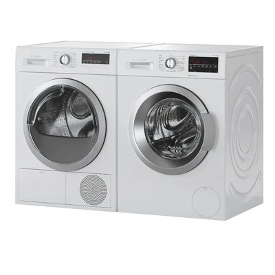 Bosch Washer Serie 6 Dryer Serie 4 Laundry Room — Ver 1