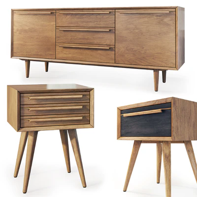 Chest of drawers and cabinet Bruni (180). Tvstand, nightstand Bruni by Etg-Home — Ver 1