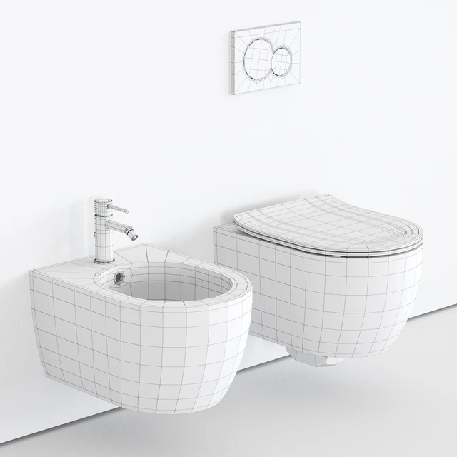Scarabeo Ceramiche Moon Wall-Hung WC — Descargar