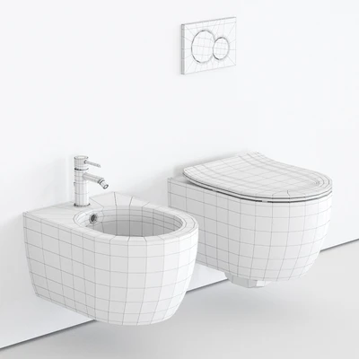 Scarabeo Ceramiche Moon Wall-Hung WC — Ver 2