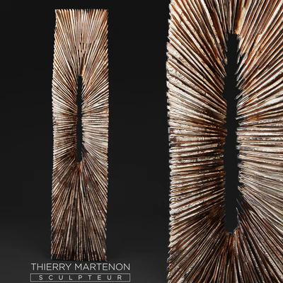 Thierry Martenon wall panel, статуэтка, резьба, абстракция, современное искусство, арт, настенный, картина, деревянный декор, эко, эко-дизайн, скульптура — Вид 1