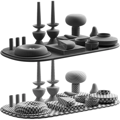 117 decorative set 030 japan style decor P04 — Вид 3