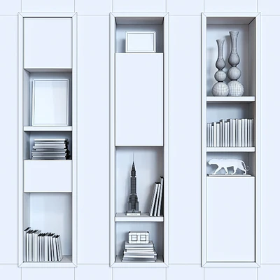 Shelves with decor 6. — Ver 2