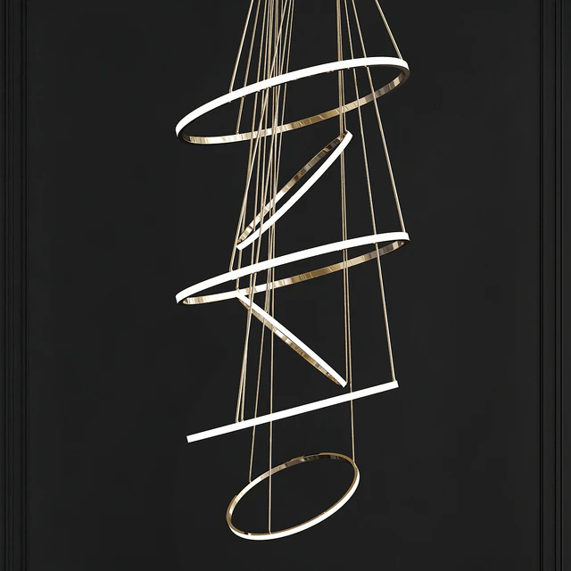 LED metal pendant lamp with dimmer LOHJA — Download