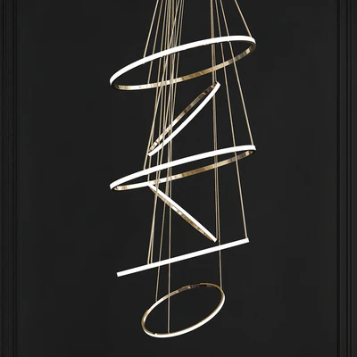 LED metal pendant lamp with dimmer LOHJA — download