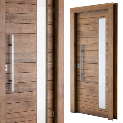 Wooden Front Door — Вид 1