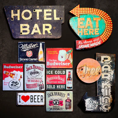 Metal Signs №8. Bar — Descargar