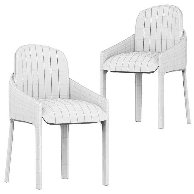 Minotti modern dining chair — Скачать