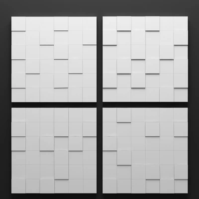 Art Wood panels. Mosaic, wall decor, plank panels, wooden decor, boards, wooden wall, panel, timber, bars — Ver 2
