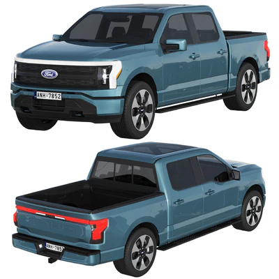 Ford F-150 Lightning 2022 — Вид 4