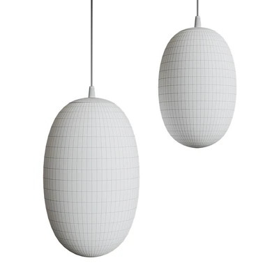 Pendant lamp with ball shade LOU Chandelier — Ver 2