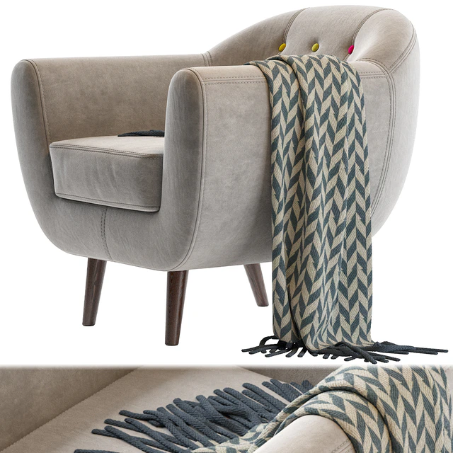 Armchair Rotterdam Tesla Gray — Descargar
