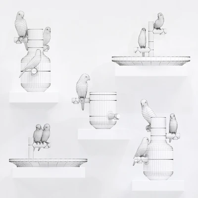 Набор ваз "The Parrot Party" — Вид 2