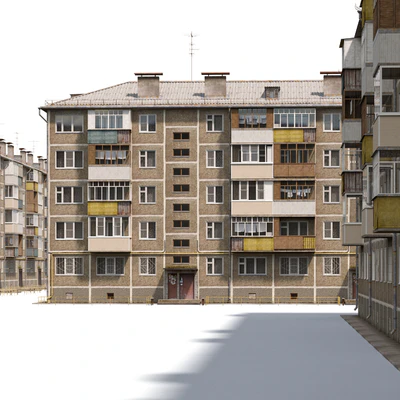 Панельный дом. Серия 1–464 А-15 — Вид 3