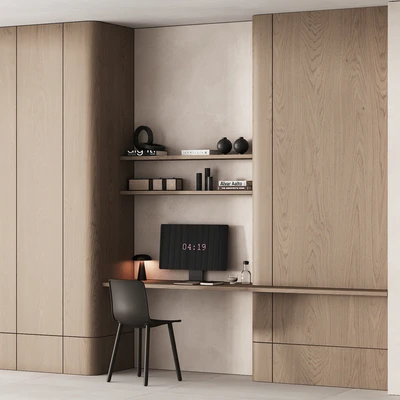 218 office furniture 05 workplace 01 minimal scandi 4 options — Ver 3