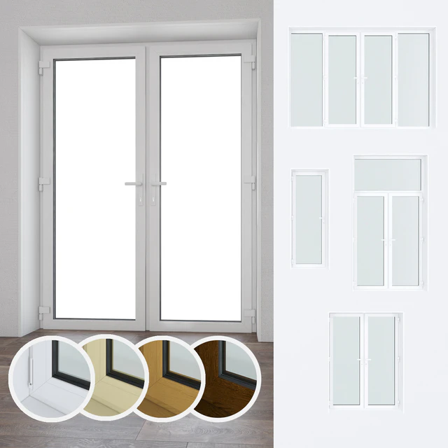 A set of plastic windows and doors 09 — Descargar