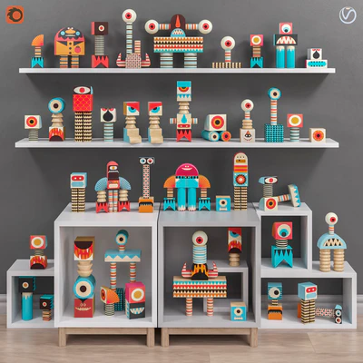 Toys and furniture set 30 — Ver 1