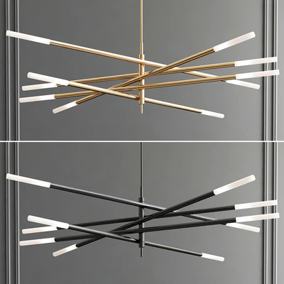 Rousseau Articulating LED Chandelier — Descargar