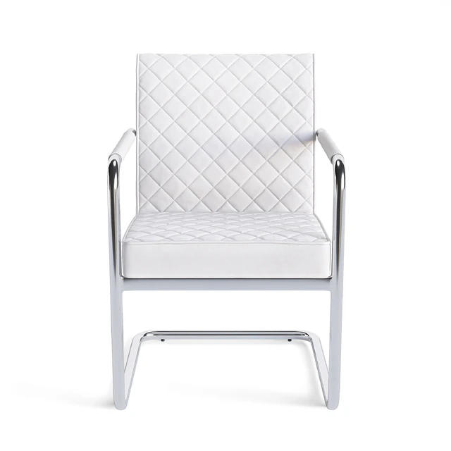 Zuo Quilt Modern Dining Chair in White — Скачать