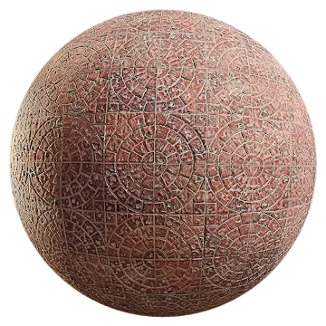 rough circular stone floor 001 — Скачать