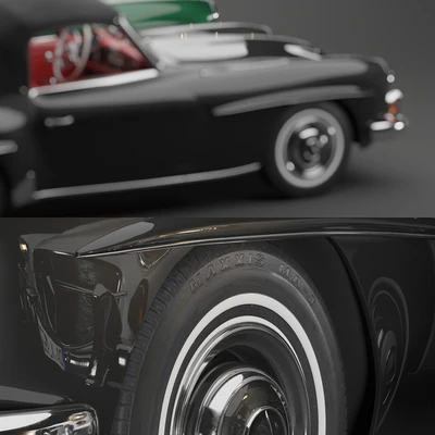 Mercedes-Benz 190 SL + (Corona) — Ver 5