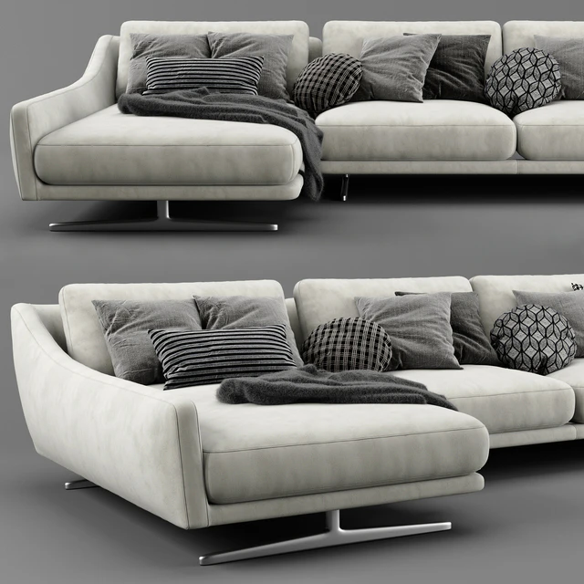 Bonaldo skid chaise longue sofa — Descargar