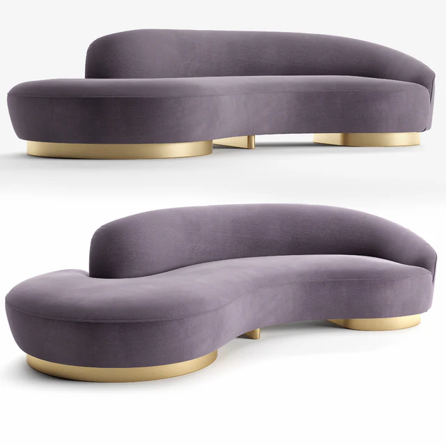 Serpentine Sofa with Arm — Descargar