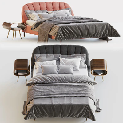 MARGOT BED, VELVET — Ver 2