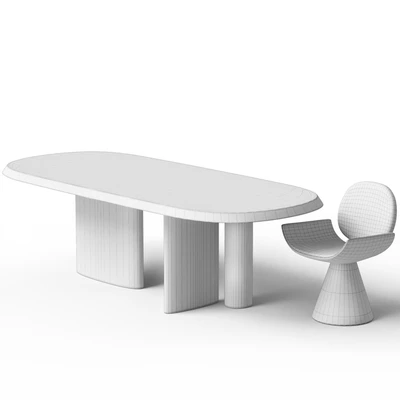 Padiglioni table and Youpi chair by BONALDO — Ver 2