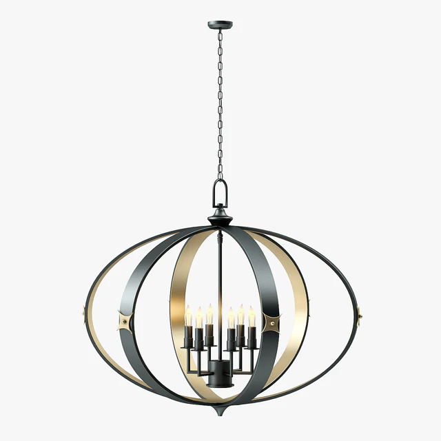 Currey and Company Huntsman Chandelier — Скачать