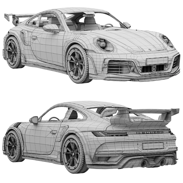Porsche 911 TECHART GTstreet R 2022 — Descargar