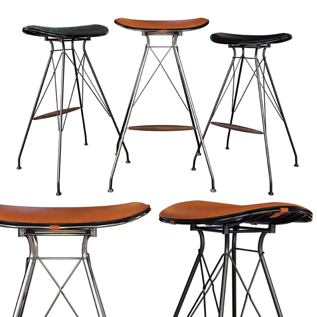 Wire Bar Stool by Overgaard & Dyrman — Скачать
