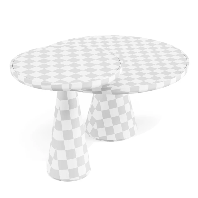 Poltrona Frau: DUO - Pedestal Tables — Скачать