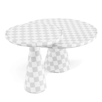 Poltrona Frau: DUO - Pedestal Tables — Вид 3