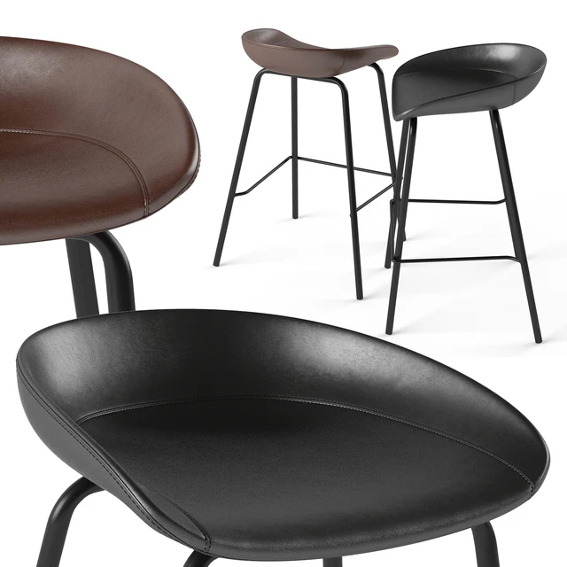 ZEIL Lowback Kitchen bar and counter stool — Descargar