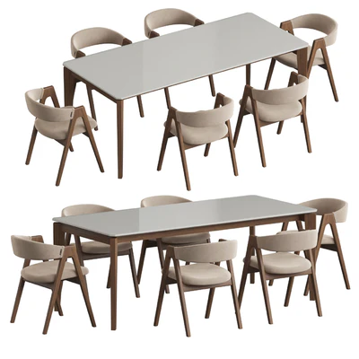 Angel Cerda Nogal Dublin Dining set — Вид 1