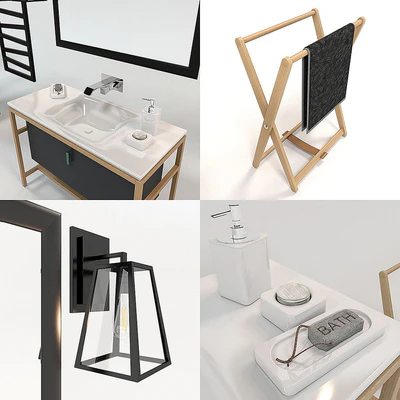 Agape set (a set of bathroom furniture) — Ver 2