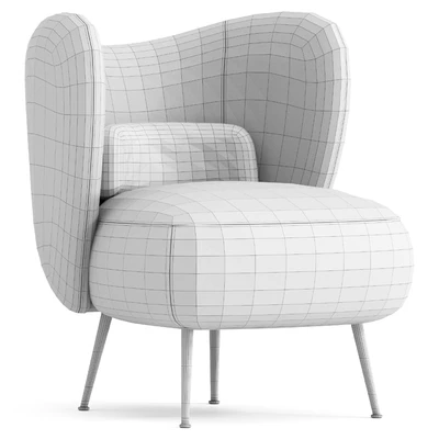 Frankie-James Upholstered Barrel Chair — Вид 2