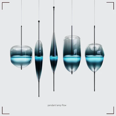 Flow (T) Pendant Lamp — Ver 1