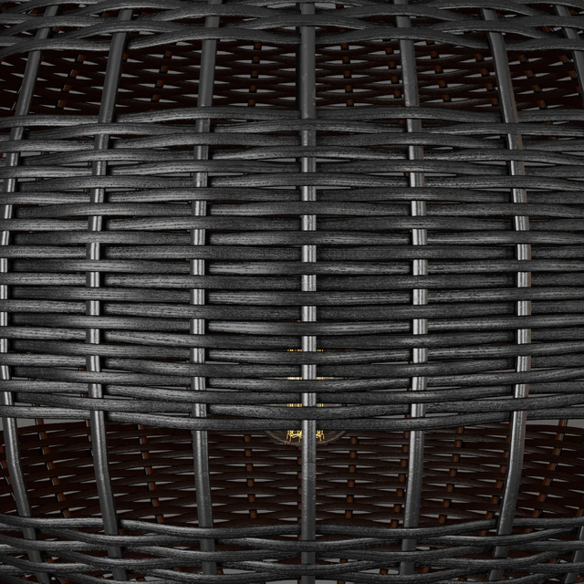 RH Montauk rattan round pendant — Скачать