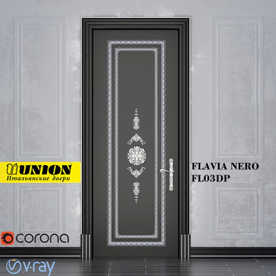 Дверь FLAVIA FL03DP Nero — Вид 1